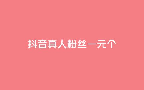 抖音真人粉丝一元1000个 - 抖音真人粉丝价格惊人!1元可获得1000个高质量粉丝!  第1张 抖音真人粉丝一元1000个 - 抖音真人粉丝价格惊人!1元可获得1000个高质量粉丝!  第1张