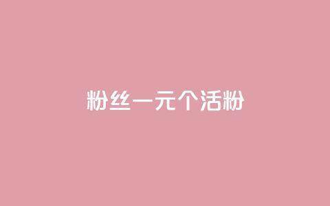 粉丝一元1000个活粉 - KS赞赞宝宝  第1张 粉丝一元1000个活粉 - KS赞赞宝宝  第1张