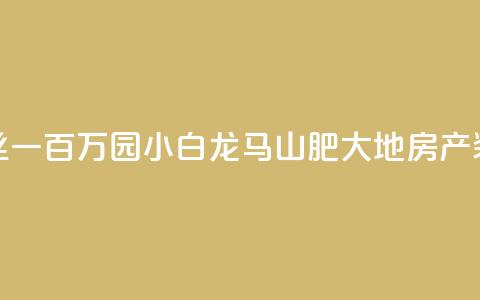 快手粉丝一百万0.01园小白龙马山肥大地房产装修网站,快手粉丝都是老头粉怎么办 - 抖音秒刷最低网站 ds抖音粉  第1张 快手粉丝一百万0.01园小白龙马山肥大地房产装修网站,快手粉丝都是老头粉怎么办 - 抖音秒刷最低网站 ds抖音粉  第1张