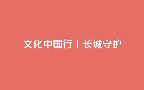 文化中国行丨长城·守护  第1张 文化中国行丨长城·守护  第1张