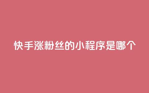 快手涨粉丝的小程序是哪个,彩虹自助下单24 - 抖音业务下单点赞24小时 qq空间访问刷人气网站  第1张 快手涨粉丝的小程序是哪个,彩虹自助下单24 - 抖音业务下单点赞24小时 qq空间访问刷人气网站  第1张