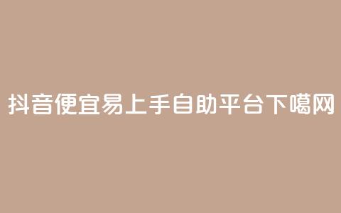 抖音便宜易上手自助平台  第1张 抖音便宜易上手自助平台  第1张