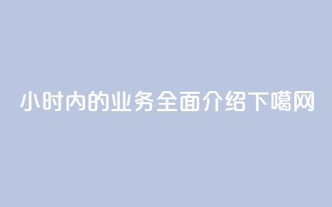 24小时内的dy业务全面介绍  第1张 24小时内的dy业务全面介绍  第1张