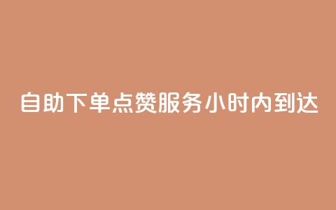 自助下单点赞服务24小时内到达 第1张 自助下单点赞服务24小时内到达 第1张