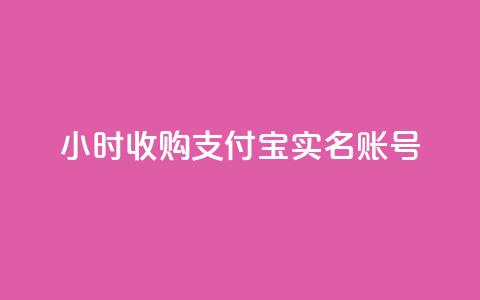 24小时收购支付宝实名账号 - 24小时内迅速收购支付宝实名账号~  第1张
