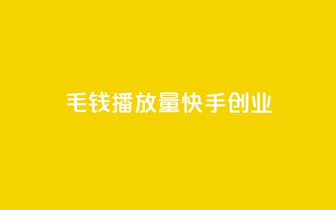 1毛钱10000播放量快手创业 - 1毛钱10000播放量快手创业技巧，一步步实现爆款视频~  第1张