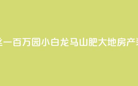 快手粉丝一百万0.01园小白龙马山肥大地房产装修网站,抖音粉丝号账号交易平台 - qq一毛钱10000赞 24自助下单  第1张 快手粉丝一百万0.01园小白龙马山肥大地房产装修网站,抖音粉丝号账号交易平台 - qq一毛钱10000赞 24自助下单  第1张