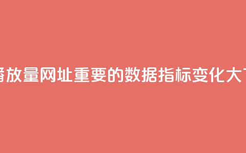 快手播放量网址:重要的数据指标变化大  第1张 快手播放量网址:重要的数据指标变化大  第1张