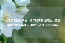 快手购买粉丝网站,快手购买粉丝网站,揭秘隐藏的商业陷阱与风险亿乐社区SUP货源站