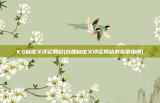KS自定义评论网站(创建自定义评论网站的实用指南)