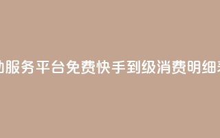 快手自助服务平台免费 - 快手1到120级消费明细表2024