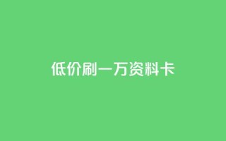 低价刷一万qq资料卡,抖音业务24小时在线下单商城 - 抖音24小时自助服务平台免费 - 快手100个秒到张
