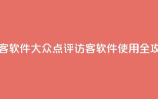 刷大众点评访客软件 - 大众点评访客软件使用全攻略揭秘!
