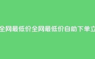 小时自助下单全网最低价 - 全网最低价自助下单,立即购买!!