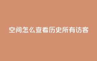 qq空间怎么查看历史所有访客 - 发卡网秒到