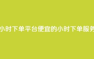 Dy低价二十四小时下单平台 - Dy便宜的24小时下单服务平台!