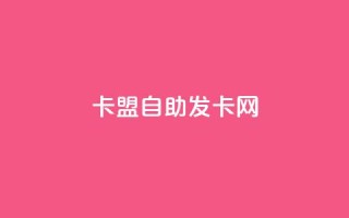 卡盟自助发卡网 - 自助发卡网——卡盟平台优势详解!