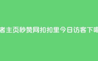 王者主页秒赞网 - 扣扣里今日访客