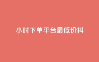 24小时下单平台最低价抖,ks互赞 - 快手托管收益 - 闲鱼业务24小时在线下单免费
